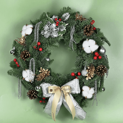 Christmas Wreath with Decoration - 40cm