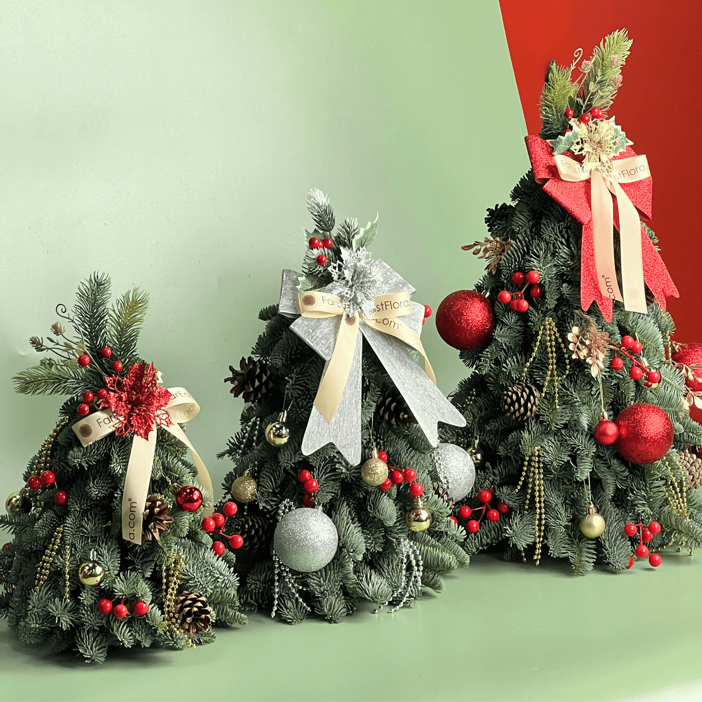 Mini Christmas Tree with Decoration - 30cm