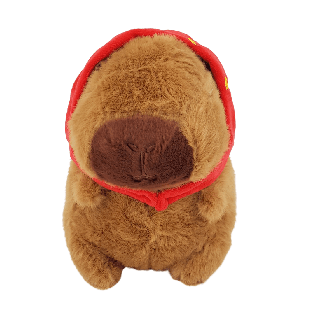 Capybara with Strawberry Hat Plushies