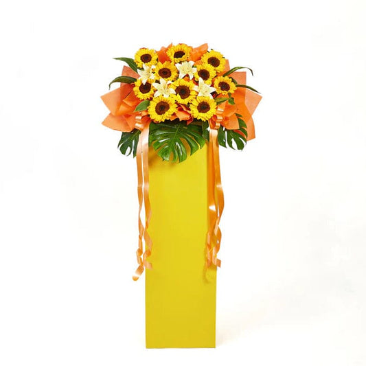 Congratulatory Flower Stand - Victorious Venture