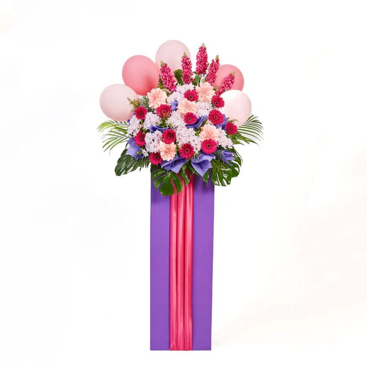 Congratulatory Flower Stand - Gleaming Achievements