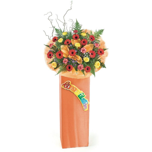 Jubilee Celebrations - Congratulatory Flower Stand