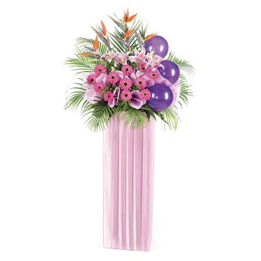 Wondrous Attainment - Congratulatory Flower Stand