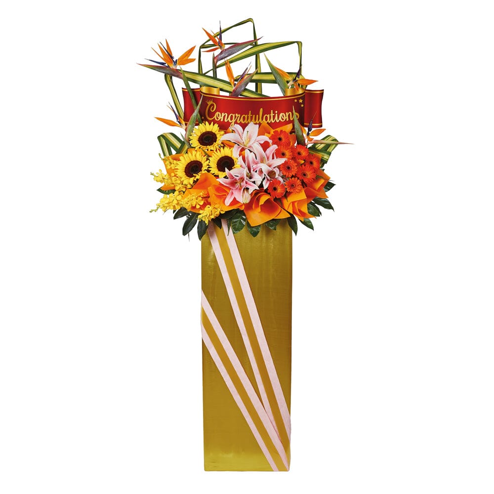 Thriving Success - Congratulatory Flower Stand