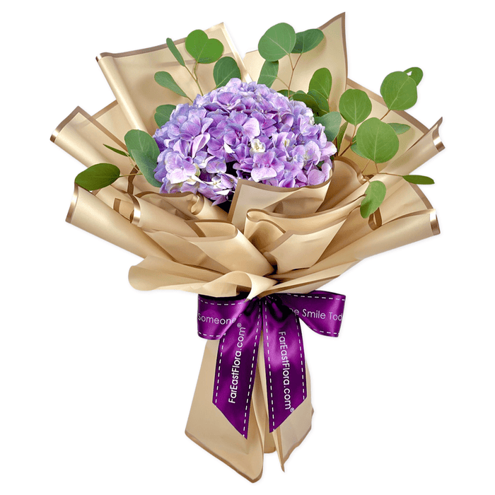 MYPD72 - Playful Purple - Hydrangea Flower Bouquet