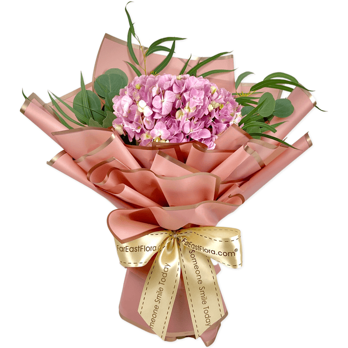 MYPD73 - Sincere Love - Pink Hydrangea Flower Bouquet