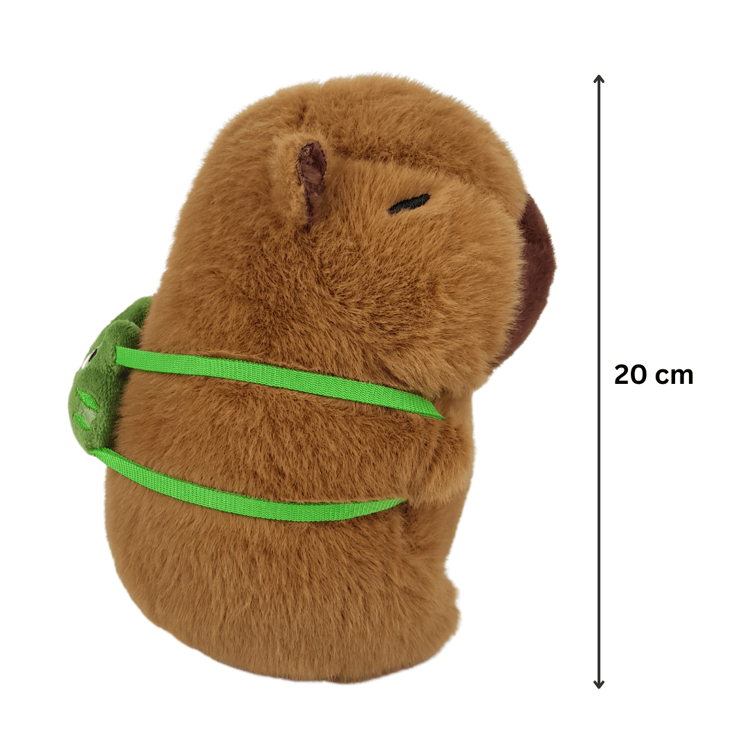 Capybara with Green Bag Plushies