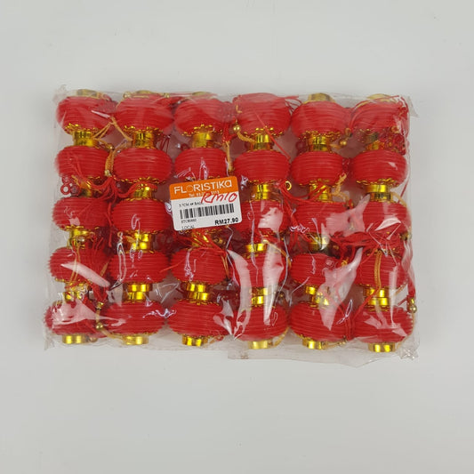 30 PCS Chinese New Year Small Lantern Decoration 3.7cm