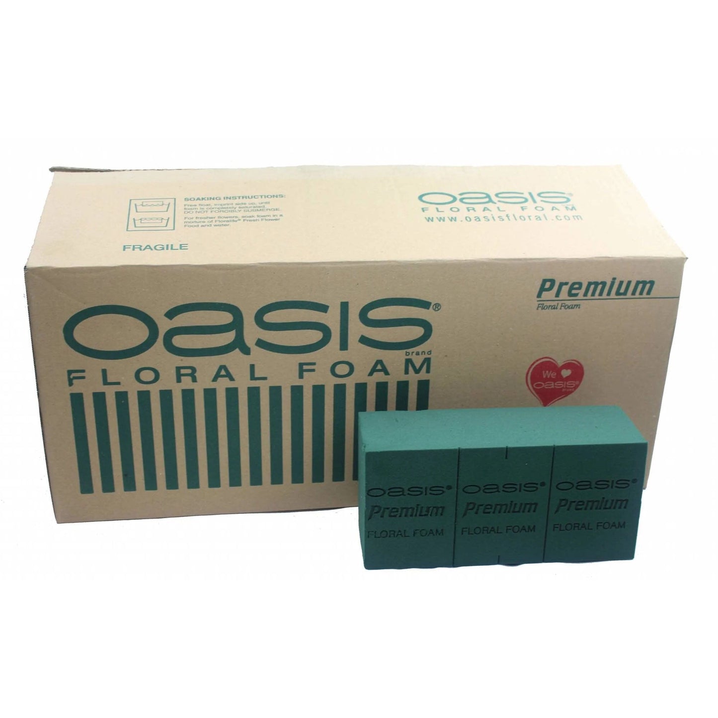 Oasis Premium Floral Wet Foam (20Pcs/Box)