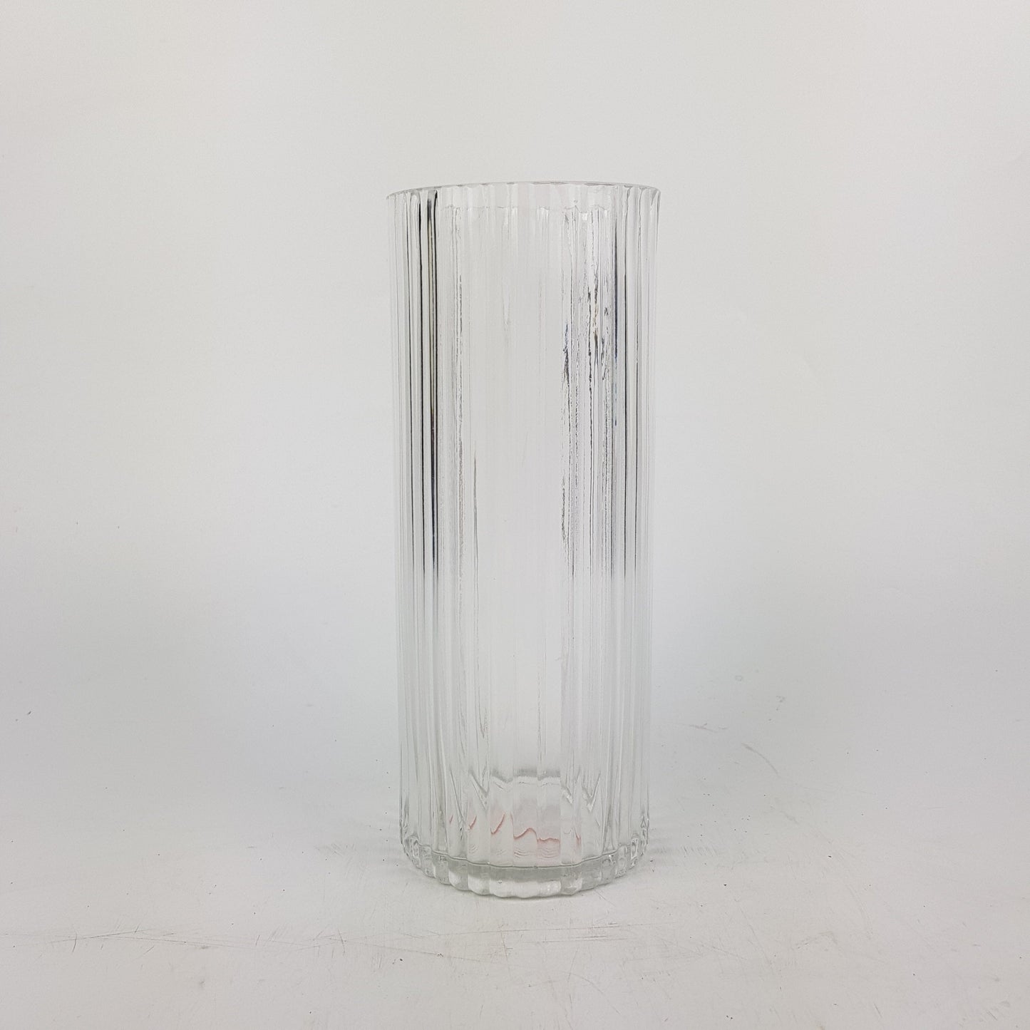 Glass Round Vase (⌀10cm x H24cm)