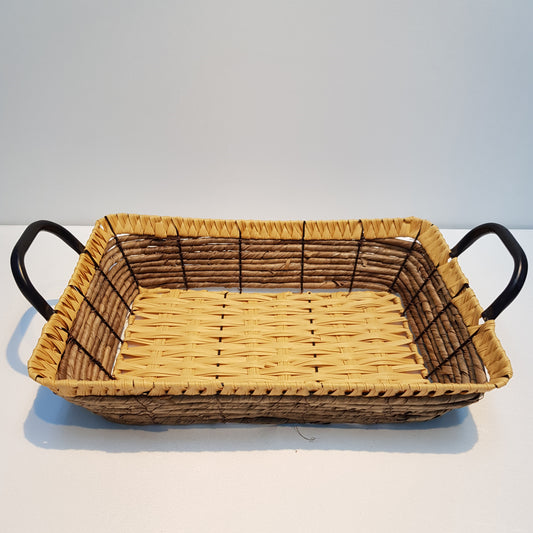 Rattan Basket with Holder