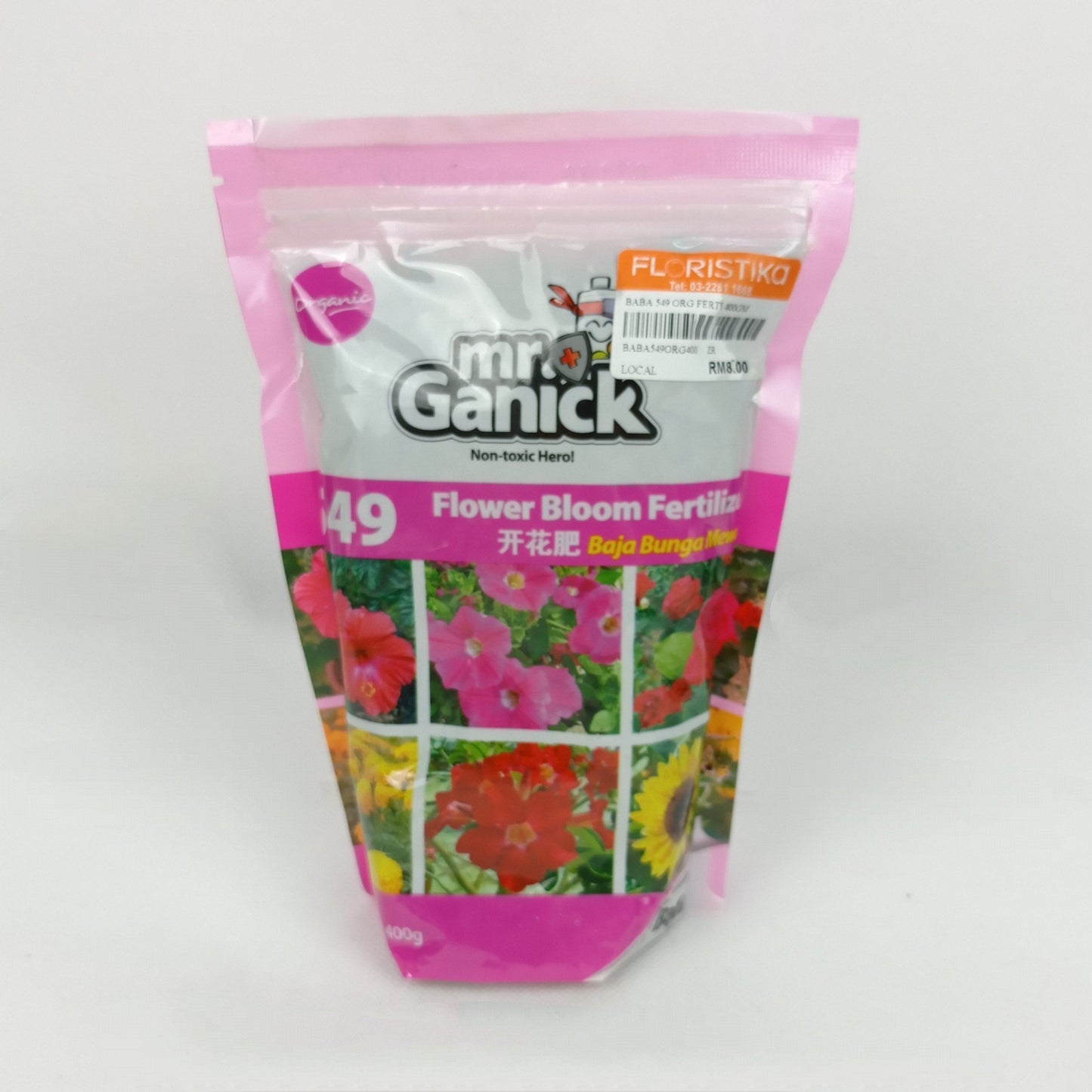 Mr Ganick 549 Organic Flower Bloom Fertilizer (400G)