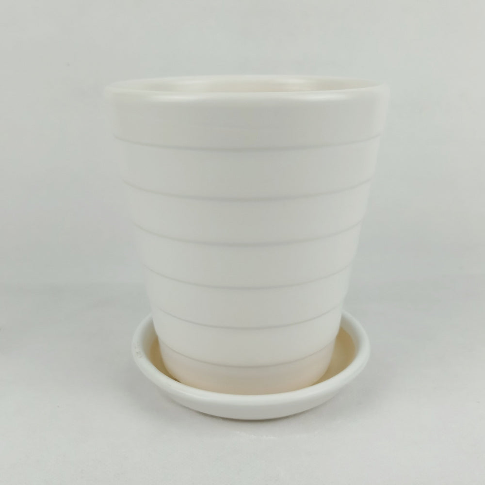 Ceramic Vase XS1002-YB M (Imported) - White