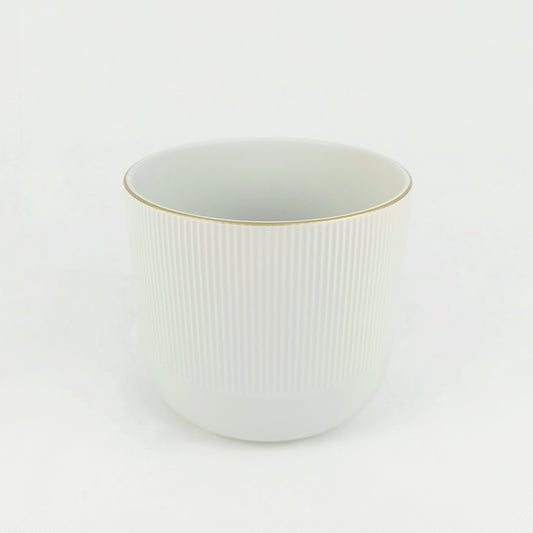 Ceramic Vase 16.5Cm (Imported) - Light Grey