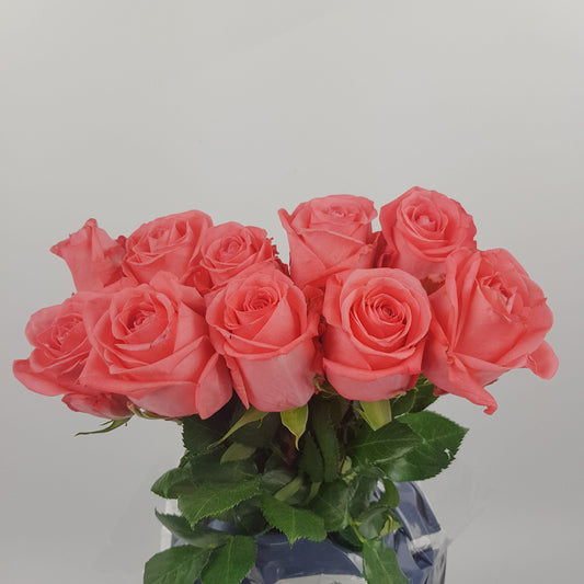 Rose 40cm  - Orange Salmon